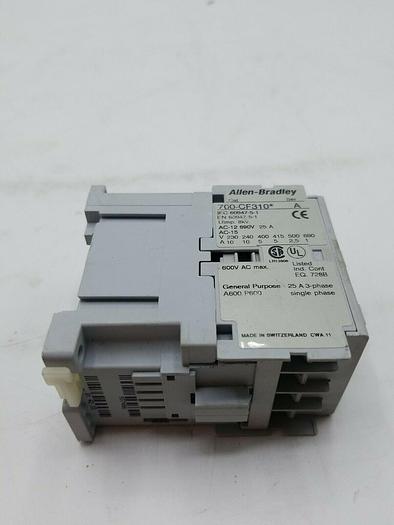 Used ALLEN BRADLEY 700-CF310* SER. A