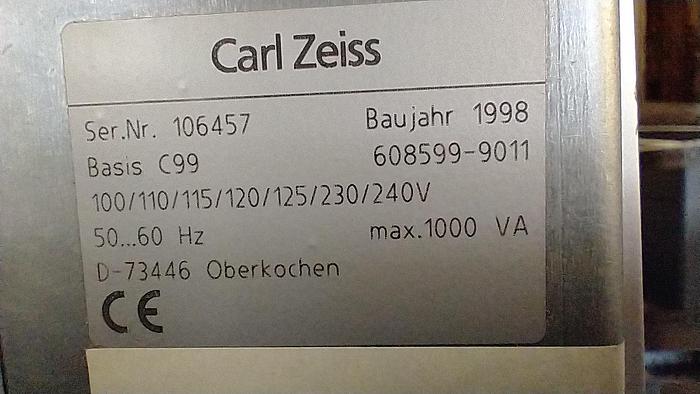 Used CARL ZEISS CMM Basis C99 Computer Control 608599-9011 + 600606-1442-127 GH501