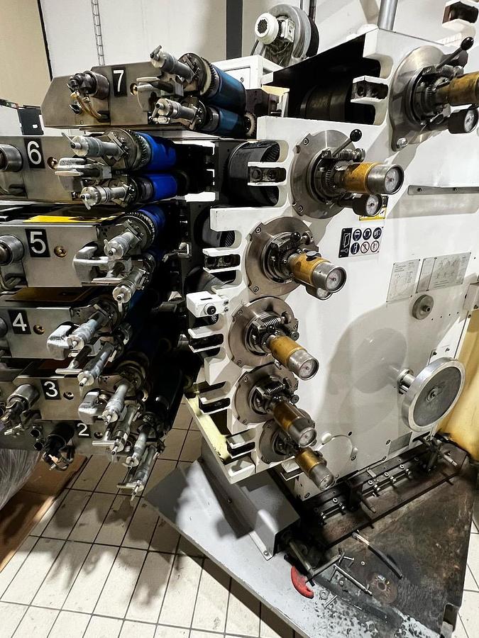 Used 2014 Polytype BDM482/ 920, 8-Color Cup Printer