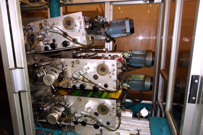 Used OMSO DM144/6 LIDS 6-Color Lid Printing Line