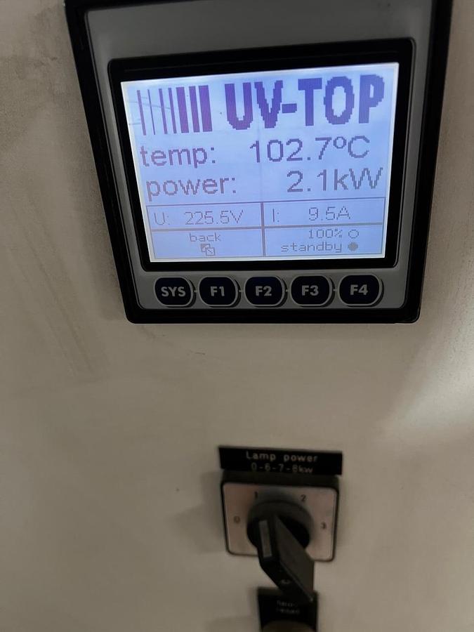 Used 2014 Polytype BDM482/ 920, 8-Color Cup Printer