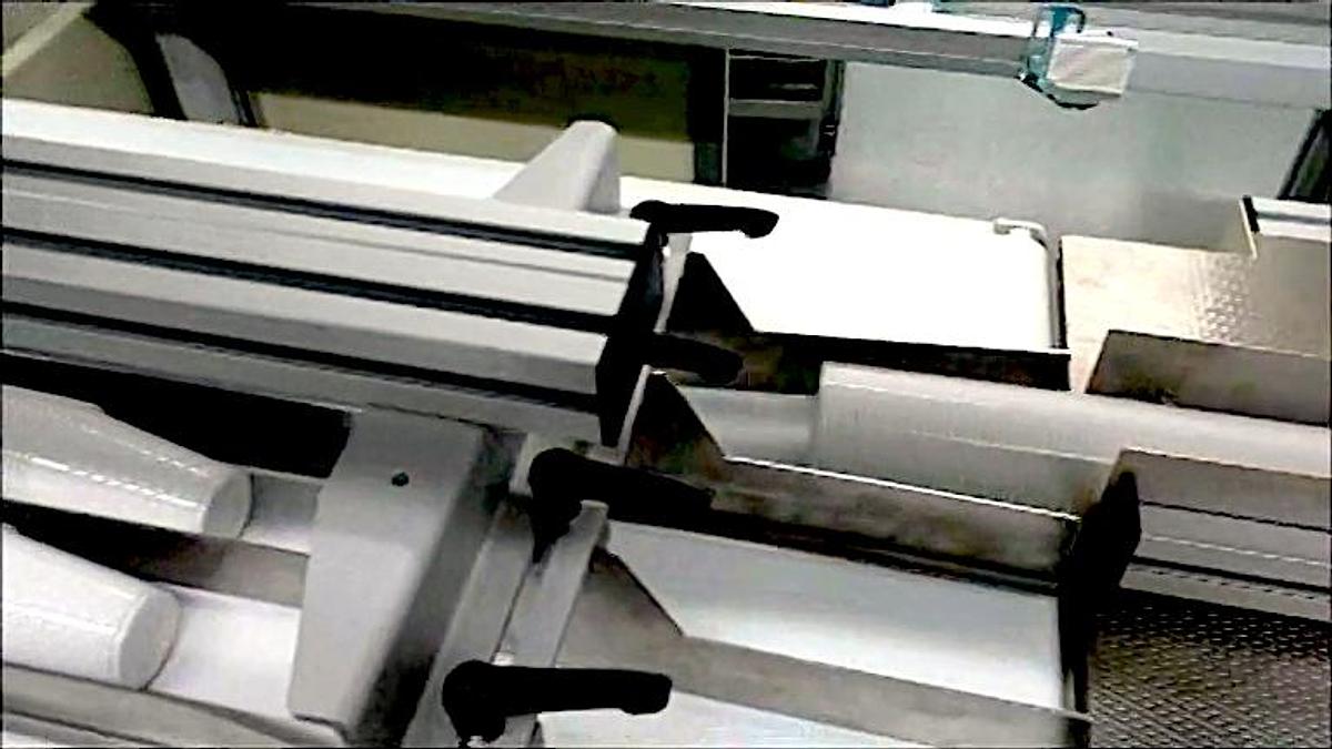 Used 2014 BVM Compacta 5022 EGS + SC 4530 Heat Shrink Tunnel