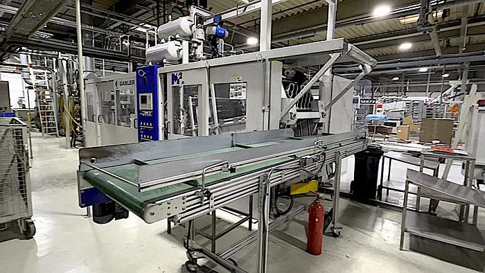 Used 2009 Gabler M92XL Thermoformer with Cup Mold for Ø95mm PP Cups