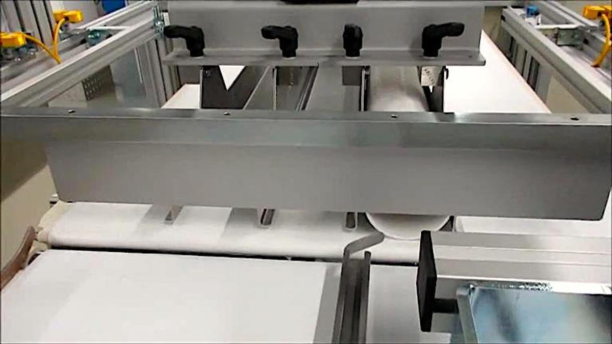 Used 2014 BVM Compacta 5022 EGS + SC 4530 Heat Shrink Tunnel