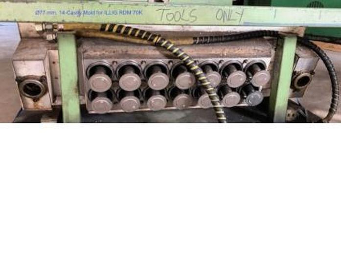Used ILLIG RDM70K Cup Mold Ø77mm