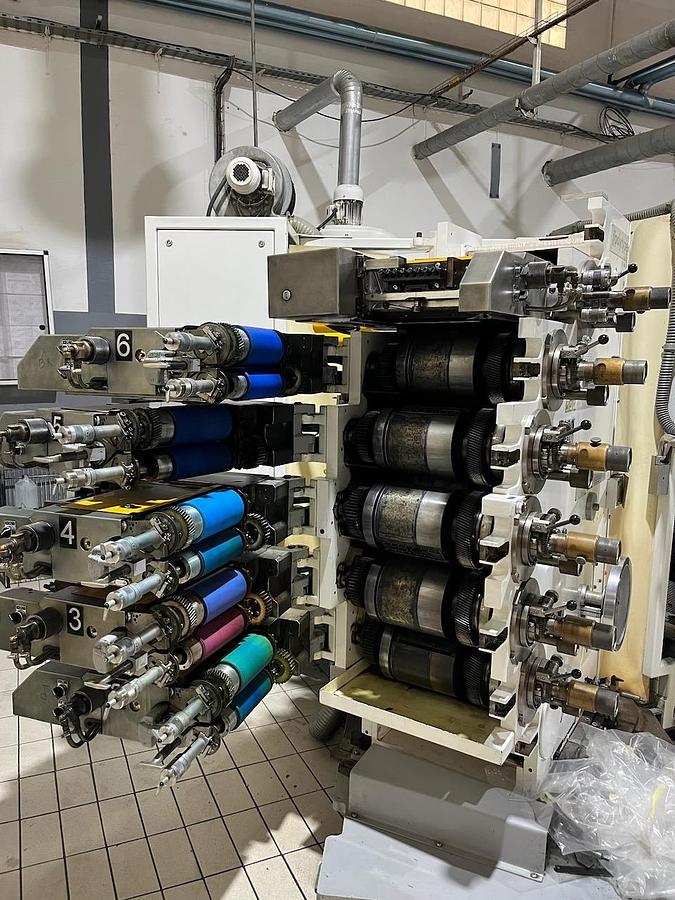 Used 2014 Polytype BDM482/ 920, 8-Color Cup Printer