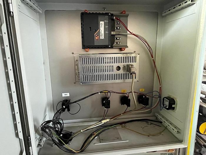 Überholt OMSO DM44N/ PAGOmat 6HS, 2-bahnige Deckeletikettierlinie