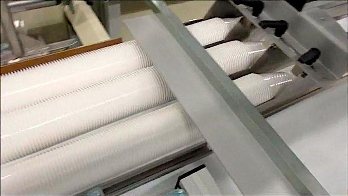 Used 2014 BVM Compacta 5022 EGS + SC 4530 Heat Shrink Tunnel