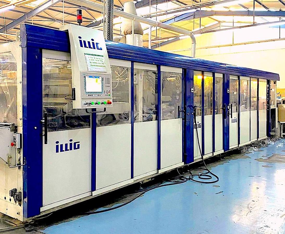 Used 2010 ILLIG PET Coextruder + Inline ILLIG RDKp72g