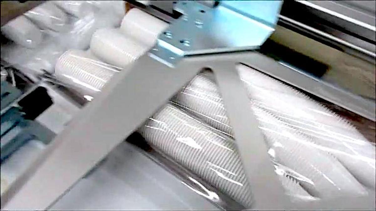 Used 2014 BVM Compacta 5022 EGS + SC 4530 Heat Shrink Tunnel