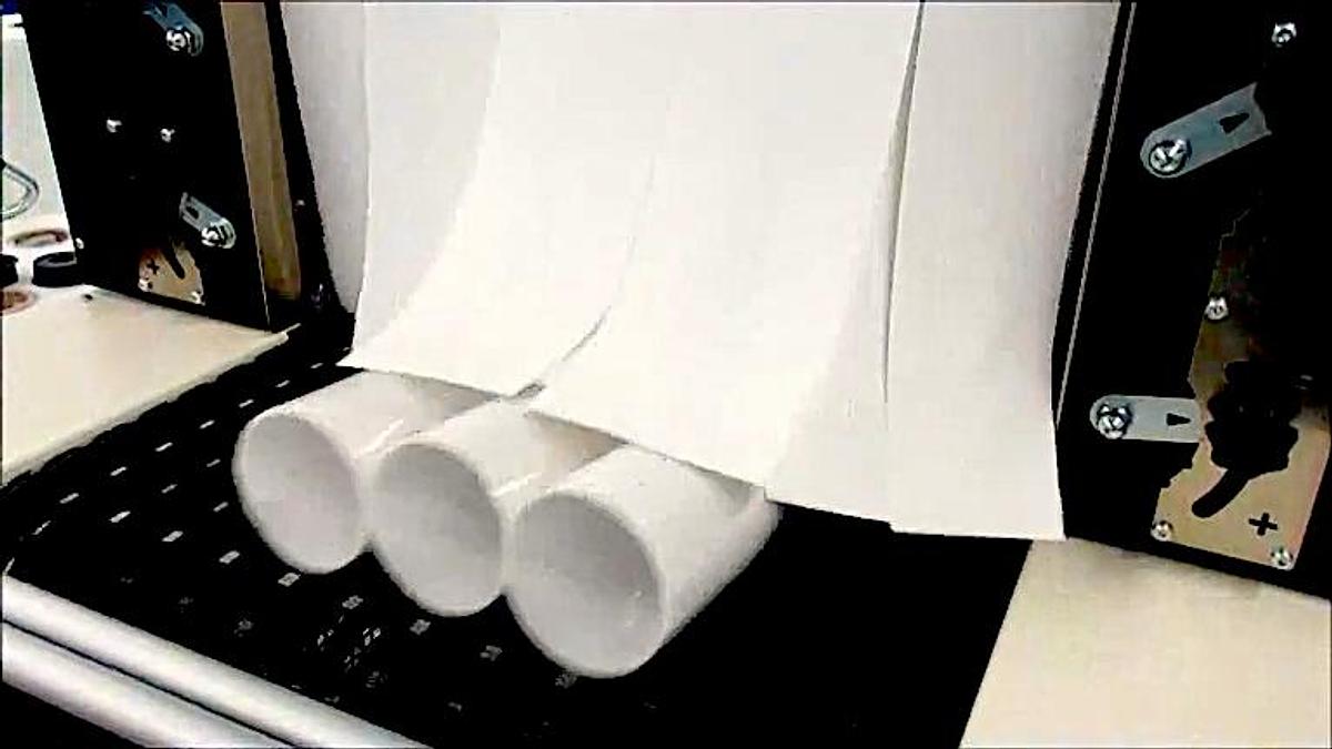 Used 2014 BVM Compacta 5022 EGS + SC 4530 Heat Shrink Tunnel