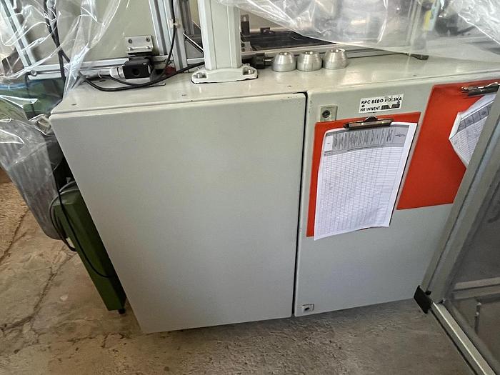 Überholt OMSO DM44N/ PAGOmat 6HS, 2-bahnige Deckeletikettierlinie