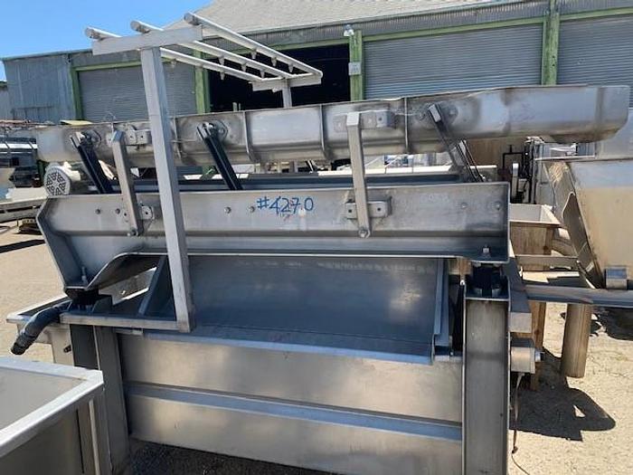 Used HMI/ Heinzen Dewatering Shaker  - Double Sided Parabolic Screen with Recovery Tank XB36x60