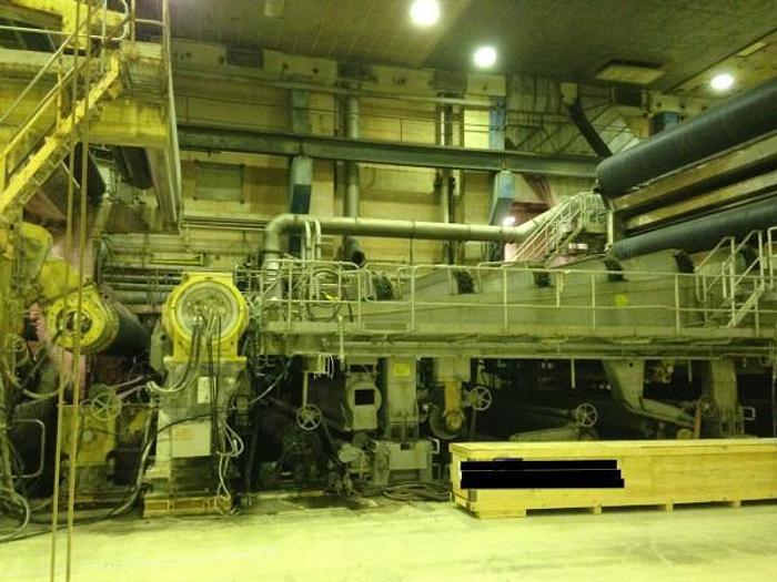 Used 262" (6.65M) TRIM SC/NEWSPRINT PAPER MACHINE SPEEDFORMER 400 TPD 3280 FPM (1000 MPM)