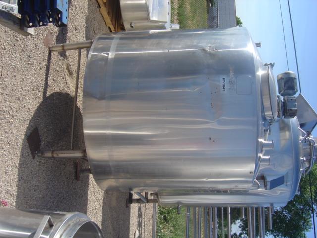 Usado 600 GALLON PROCESSOR TANK. WALKER MODEL PZ-CB-SP SERIAL 2538