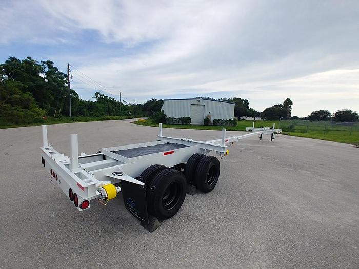 Used 2004 Butler BP-2080 TA EB Extendable Pole Trailer - H01211