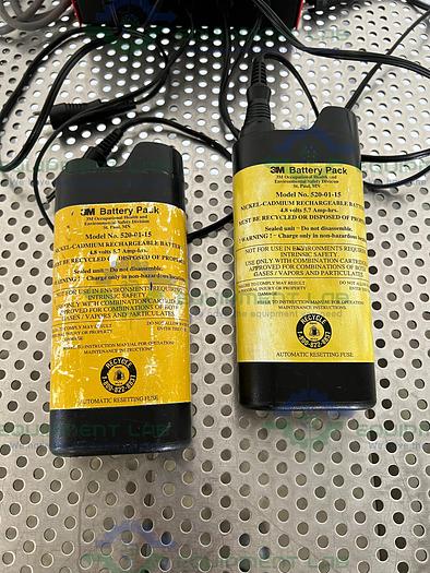 Used 3M  5 Unit Charging Station 520-03-72 w/ 3M Masks and Hoses