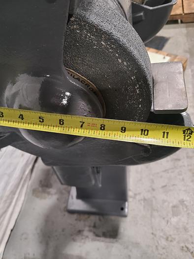 Used Bradford Admiral Double 1 Hp Heavy Duty 10" Grinder Grinding Wheel