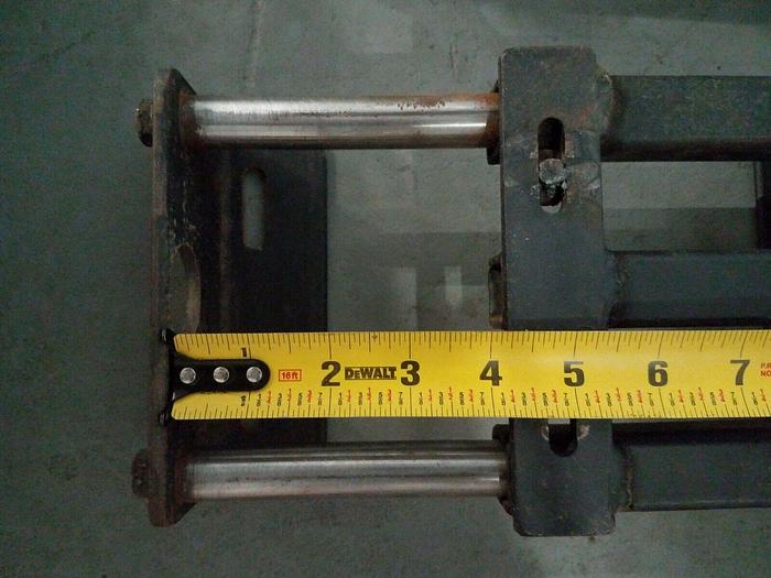 Used Pneumatic Slide Base Linear Movement 4" of Travel on air cylinder