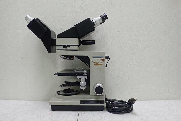 Used Bausch & Lomb 31-32-14 Balplan Microscope with (2) 10X WF Eyepieces
