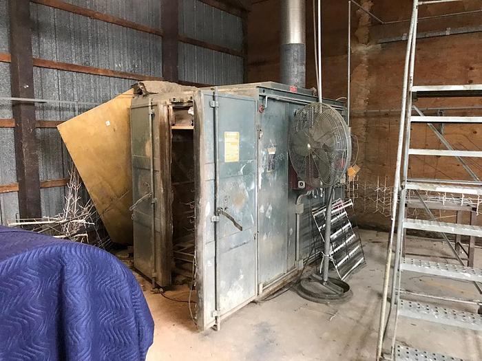 Used Complete Operation Powder Coating Room