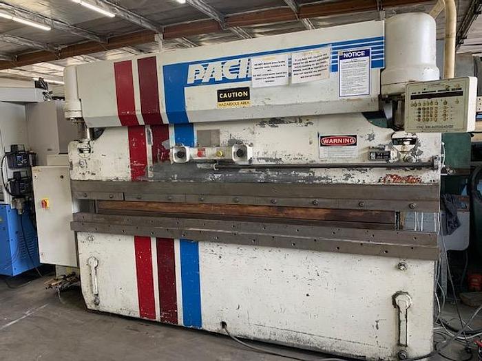 Used PACIFIC J90-10 HYDRAULIC PRESS BRAKE WITH PROGRAMMABLE BACKGAUGE