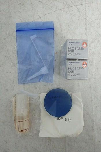 Used Olympus BH-2 Microscope Body Frame with 5 SPlan Objectives, WK 10X/20L Eyepieces