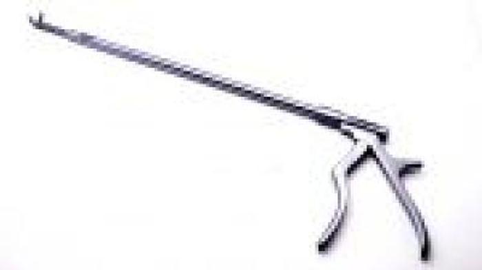 Used Rongeur Soft Tissue 30 Degree Upward Cutting Miaspas TL 6 by 16mm AESCULAP FF850R
