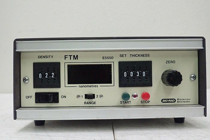 Used Bio-Rad Polaron Division E5550 FTM Film Thickness Monitor