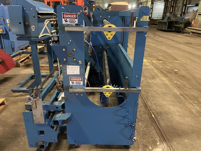 Used 60" ROSENTHAL SLITTER REWINDER MODEL SW5-DUBSHEWWG-PLO W/ SCORE SLITTING