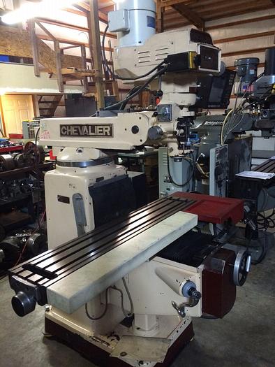 Used Chevalier FM-32K CNC Knee Mill #1585