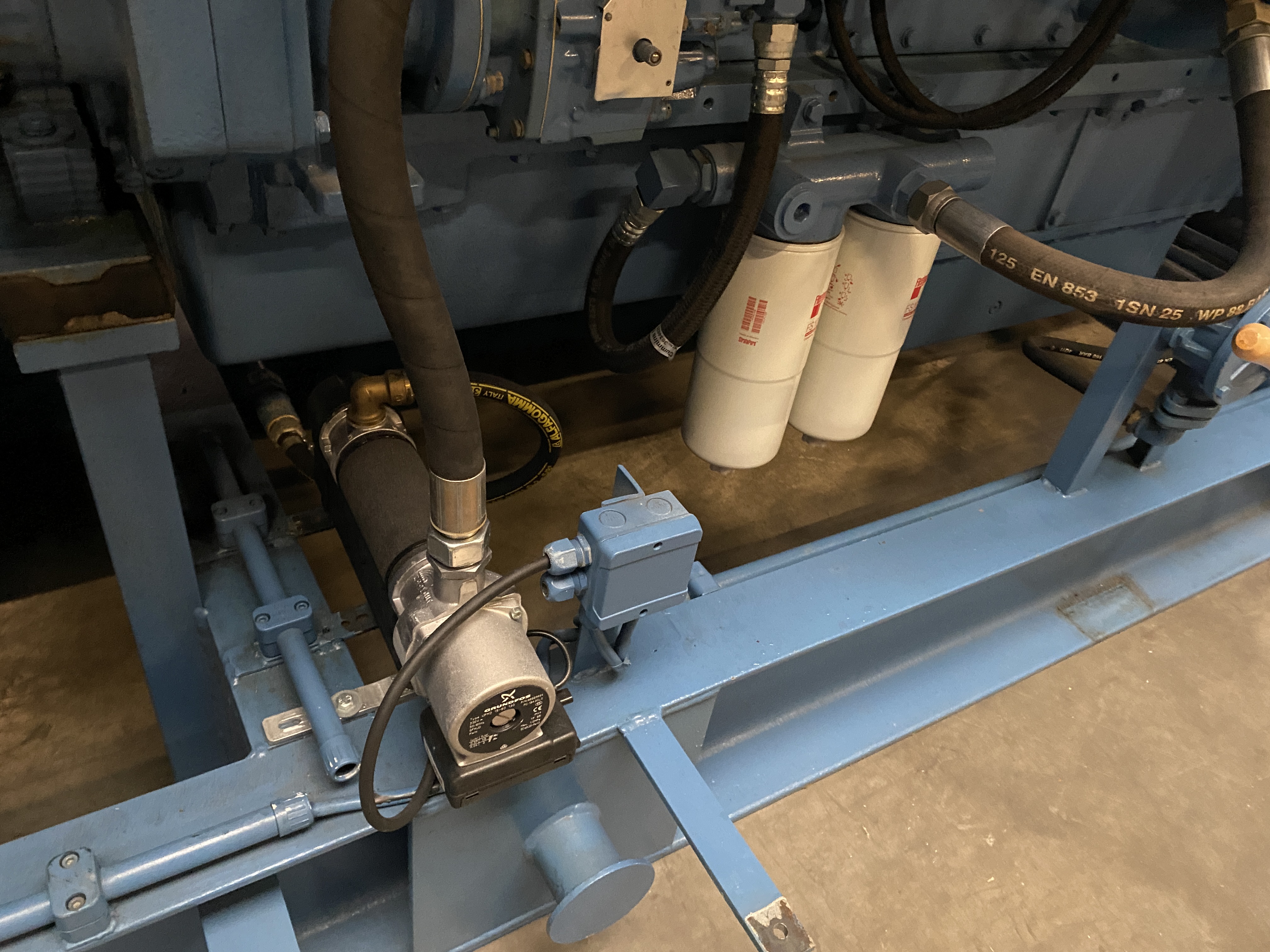 Used 1998 CUMMINS KTA50-G7 / MARELLI DIESEL GEN.SET 1300 KVA