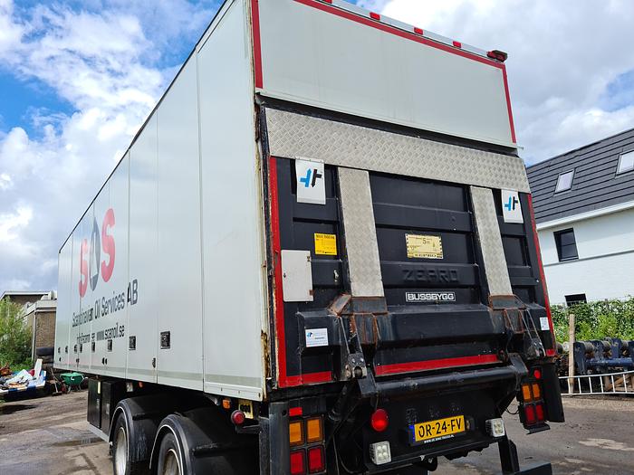 Used 2003 HFR 2 AXLE/ CITY/ FRIDGE TRAILER/ OPEN SIDE/ LOADING LIFT STEERING AXLE FRIDGE UNIT