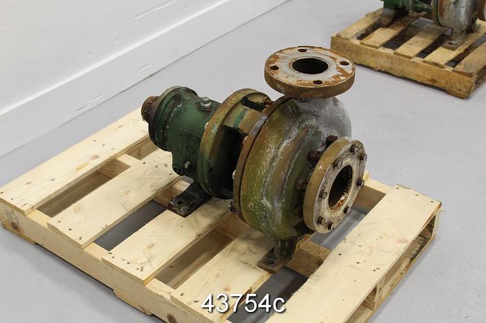 Used Goulds 3196 3x4x10 Pump, Stainless Steel Casing #43754