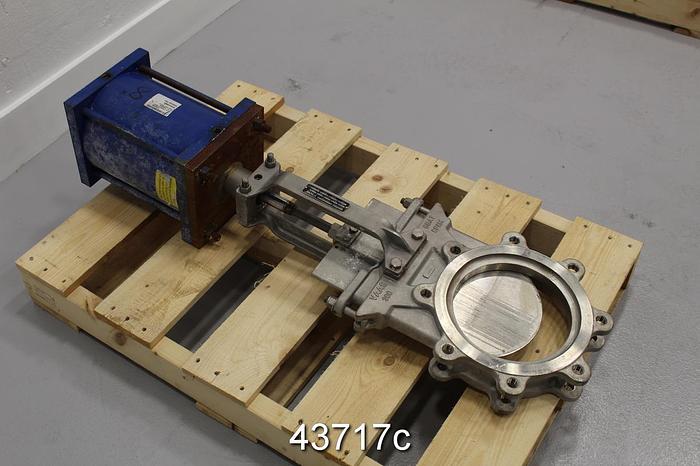 Used FNW 8" Air Operated Knife Gate Valve #43717