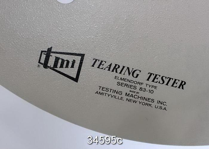 Used TMI Digital Tear Tester, Elemdorf Type, Series 83-10 #34595