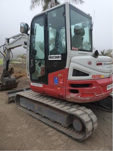 Used 2017 TAKEUCHI TB260C Mini Excavator