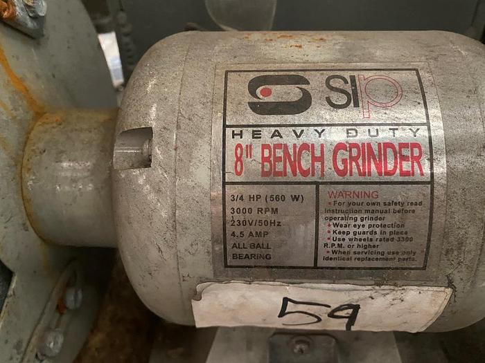 Used SIP 8" Heavy Duty Bench Grinder
