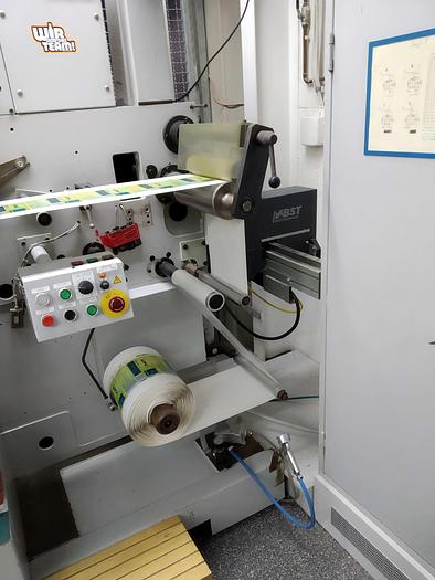 Used (visible in production) 1994 Sanjo P 270 4 color UV GEW
