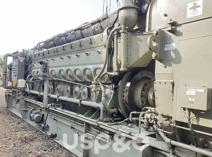 Used 36 MW 2008 Used EMD L20-710-G7C-T2 Diesel Power Plant