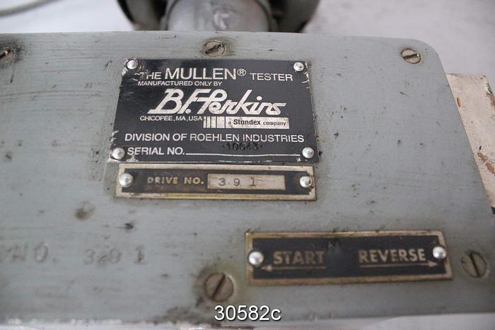 Used BF Perkins C Mullen Burst Tester #30582