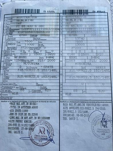 Gebruikt 2004 DAF 85 CF 430 , EURO 3/4, MANUAL