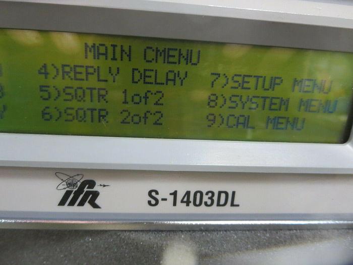 Used Aeroflex IFR S-1403DL (S-1403C), Avionics Test Set, Unit Powers On
