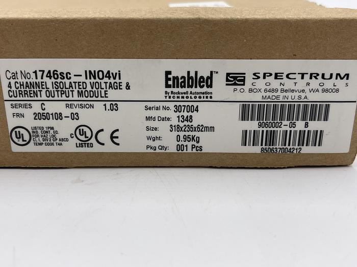 Spectrum Controls 1746sc-INOvi Ser C Rev 1.03 FRN 2050108-03