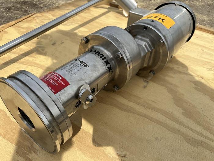Unused Tank, 500 Gallon, S/st, Agit, Admix Rotomixx, 1 HP #S744587