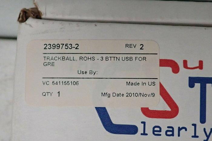Used CST 2399753-2 Clearly Superior Technology Track Ball Mouse