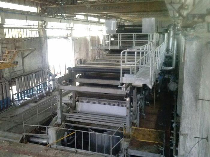 Used 104" (2.64M) CYLINDER MOULD PAPER MACHINE TOSCOTEC  2002