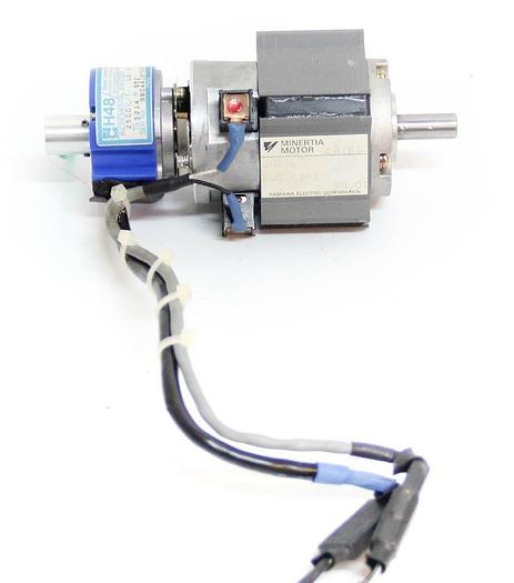 Used Minertia Motor J02SC2 J Series w/ Daido Incremental Encoder dH48 (5518)