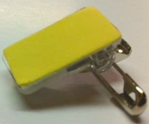 ID Security Crocodile-Clip Fastener With Self-adhesive Pressure-sensitive Pad - pack of 100