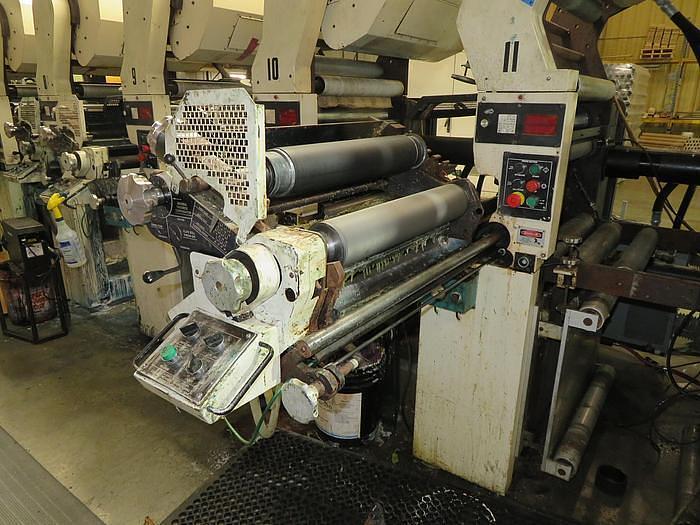 Used 1999 COMCO 11 COLOR FLEXO LABEL PRESS